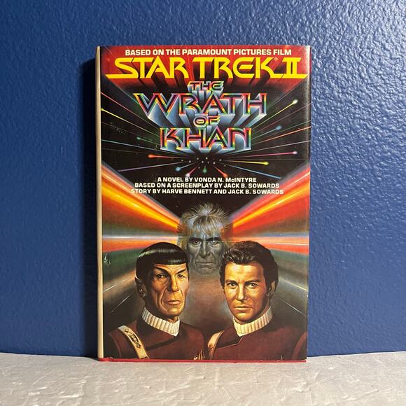 Star Trek II: The Wrath of Khan (1982 Hardcover) by Vonda N. McIntyre – Vintage - Picture 1 of 8